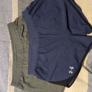Running shorts by C9 Champion and Under Armour